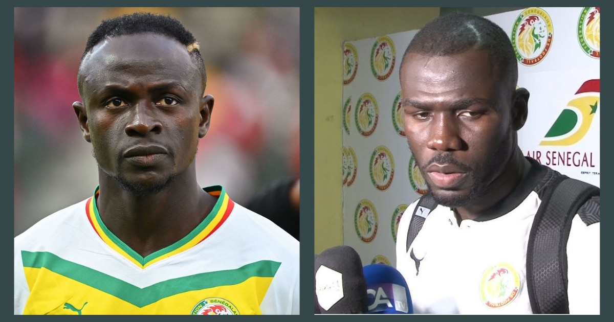 Sadio Mane Kalidou Koulibaly - OnzedAfrik